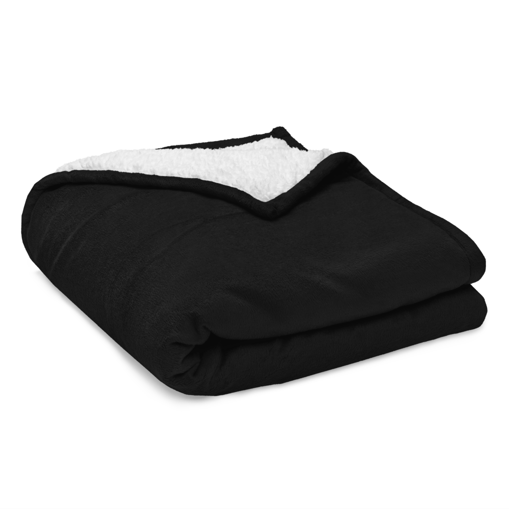 Ocean View Signature Sherpa Blanket (Black)