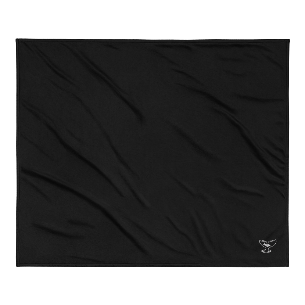 Ocean View Signature Sherpa Blanket (Black)