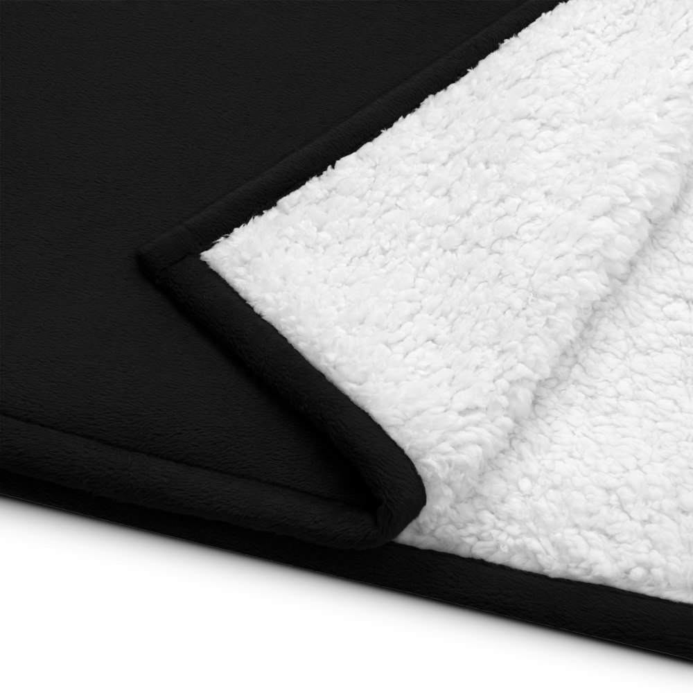 Ocean View Signature Sherpa Blanket (Black)